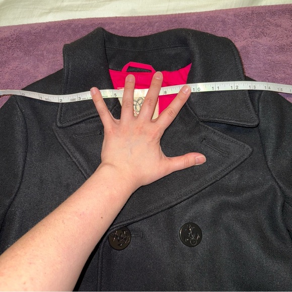 Like new✨ TNA Wool Fitted Peacoat in Black | Aritzia Wilfred - Picture 7 of 8